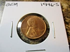 1946-S LINCOLN WHEAT CENT GEM BU FROM ORIGINAL ROLL      XX