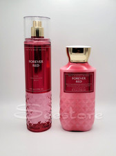 Bath Body Works Forever Red Fine Fragrance Body Mist Body Lotion Set of 2