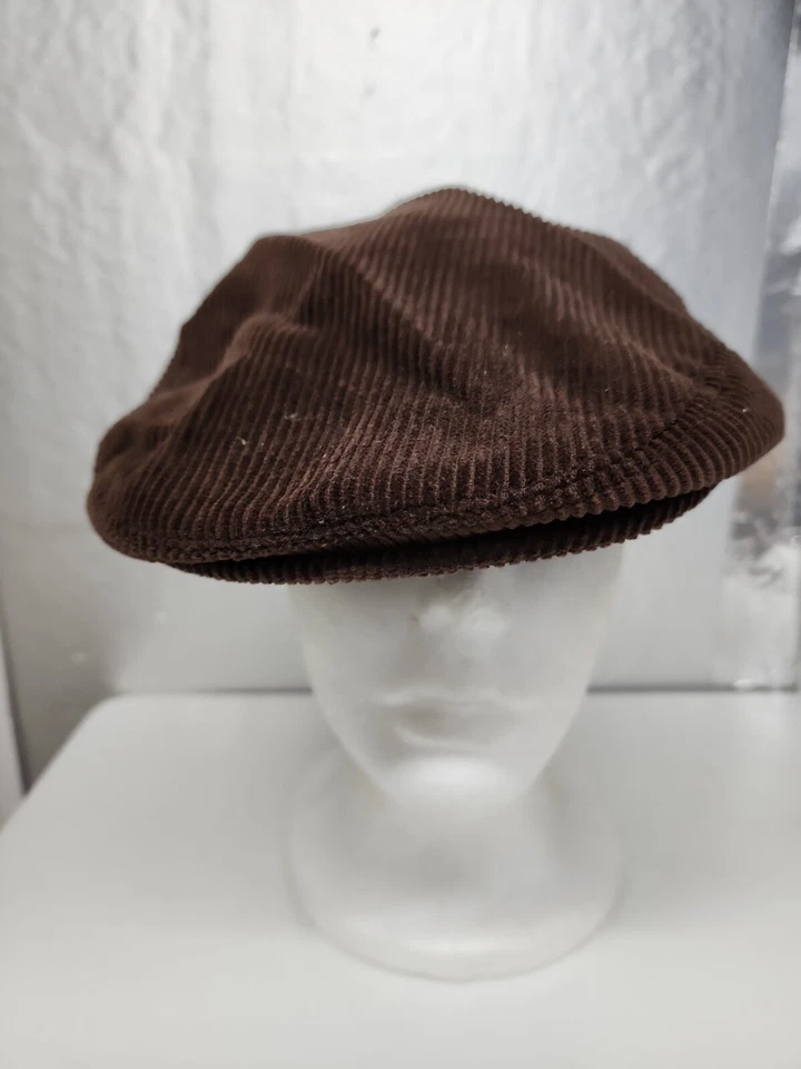 Boné masculino Jaxon Hats marrom veludo Duckbill Ivy Cabbie - Imagem 2 de 4