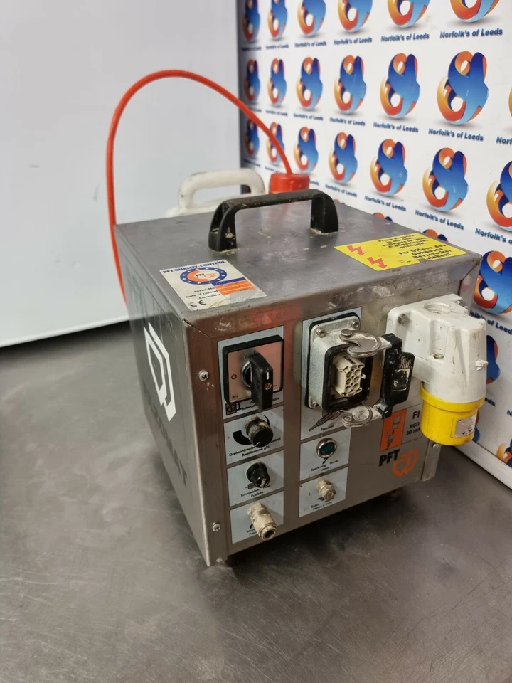 Pft plastering Rendering powered float Machine power and pump unit (vat) - Image 4 of 4