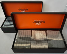 Mens Socks URBANKNIT Men's Socks Supersoft Lot Of 3 Designed In England Gift Box