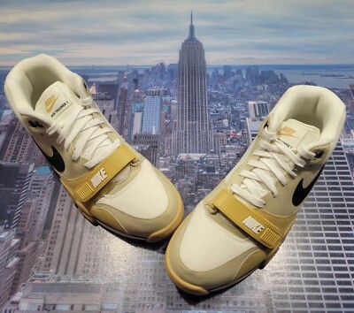 Nike Air Trainer Coconut Milk/Black-Team Gold Mens Size DV7201 100  New