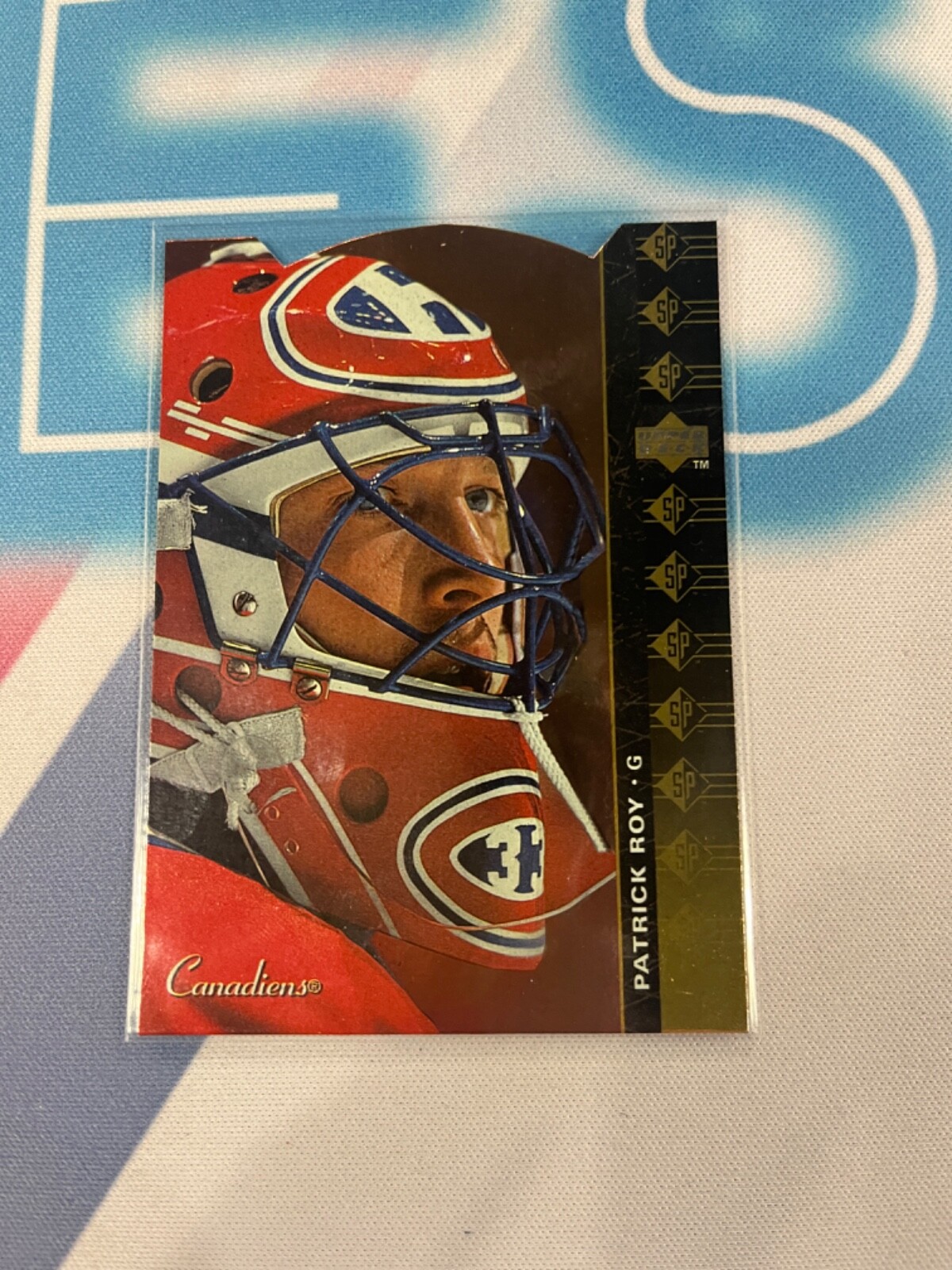 1994-95 (CANADIENS) Upper Deck SP Inserts Die Cuts #SP42 Patrick Roy