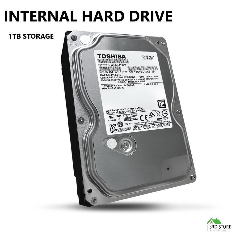 Toshiba Internal Hard Disk Drive CCTV 1TB Surveillance Desktop HDD for DVR