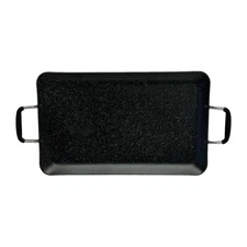 Nonstick Heavy Gauge Aluminum Double Griddle, 19" x 11.5" Frying Pan