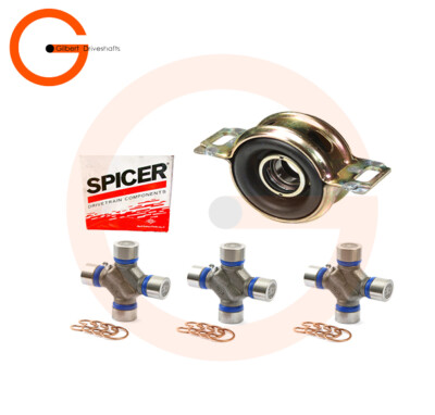 Drive Shaft Center Support Bearing & U-Joint Kit For Toyota Tacoma 2005-2015 (2WD & 4WD)