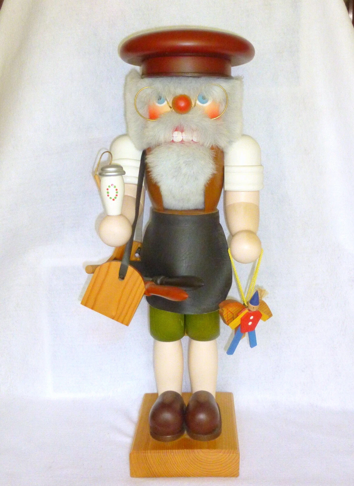 Vintage Germany Huge 27" Toy Maker Tool Box & Gifts Nutcracker signd G Ulbricht