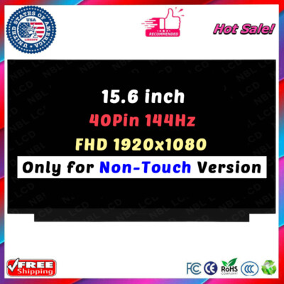 for HP Victus 15-fa0031 N13295-001 LCD Non-Touch Screen 1920x1080 40Pin 144Hz