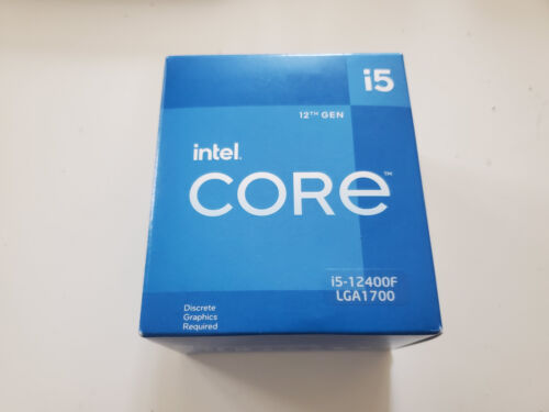 Intel Core i5-12400F Processeur (4,4 GHz, 6 Cœurs, LGA 1700) - Boîte ouverte - Photo 1/3