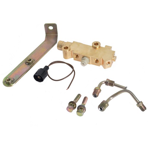 Disc Brake Proportioning Valve 9/16"1/2" Lines&Bracket For 68-74 Chevrolet Nova - Picture 7 of 7