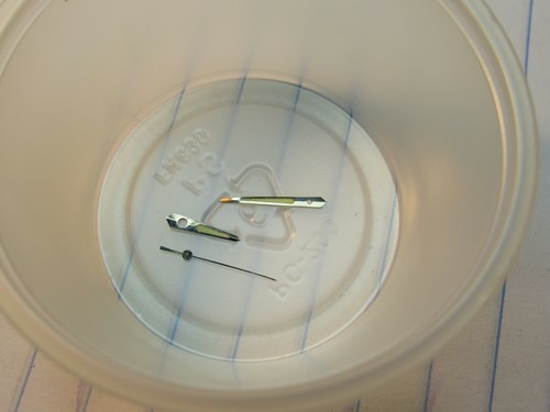 Bulova Accutron 214 Silver Tone Hour, Minute, & Second Hands Watch Part NOS - 第 7/7 張圖片