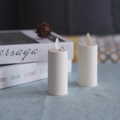 Luminara Flameless Votive Candles Set of 2 1.75"×3" With Remote Moving Wick LED - Picture 4 of 6