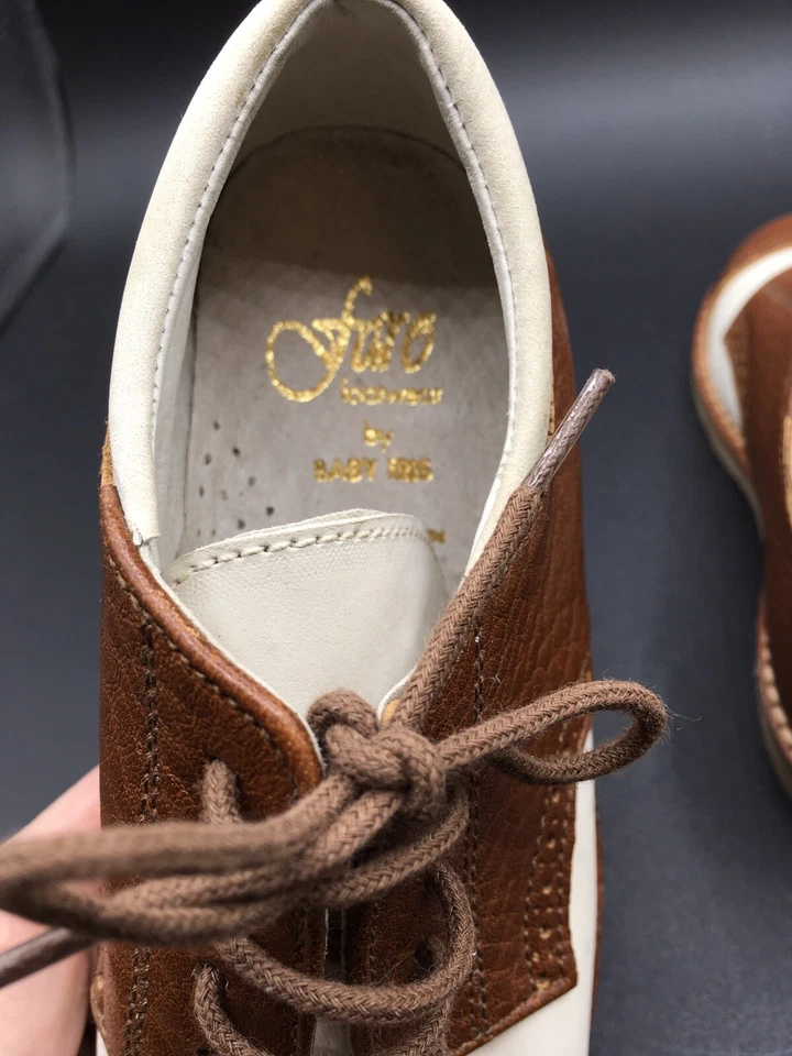 Children’s Faro Footwear By Baby Iris Brown Oxford Saddle Shoes Size 10/10.5 - Image 4 of 4