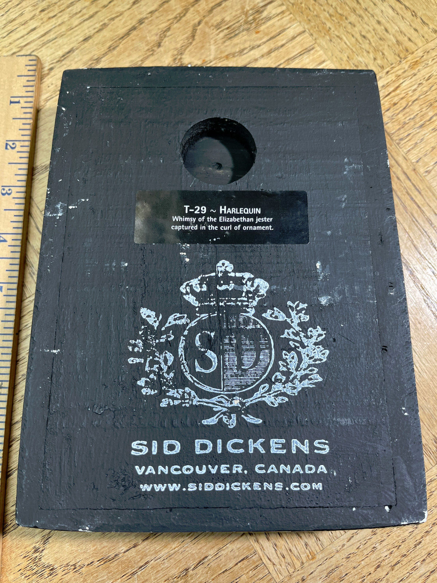 SID DICKENS MEMORY BLOCK T 29 HARLEQUIN COLLECTIBLE TILE | eBay
