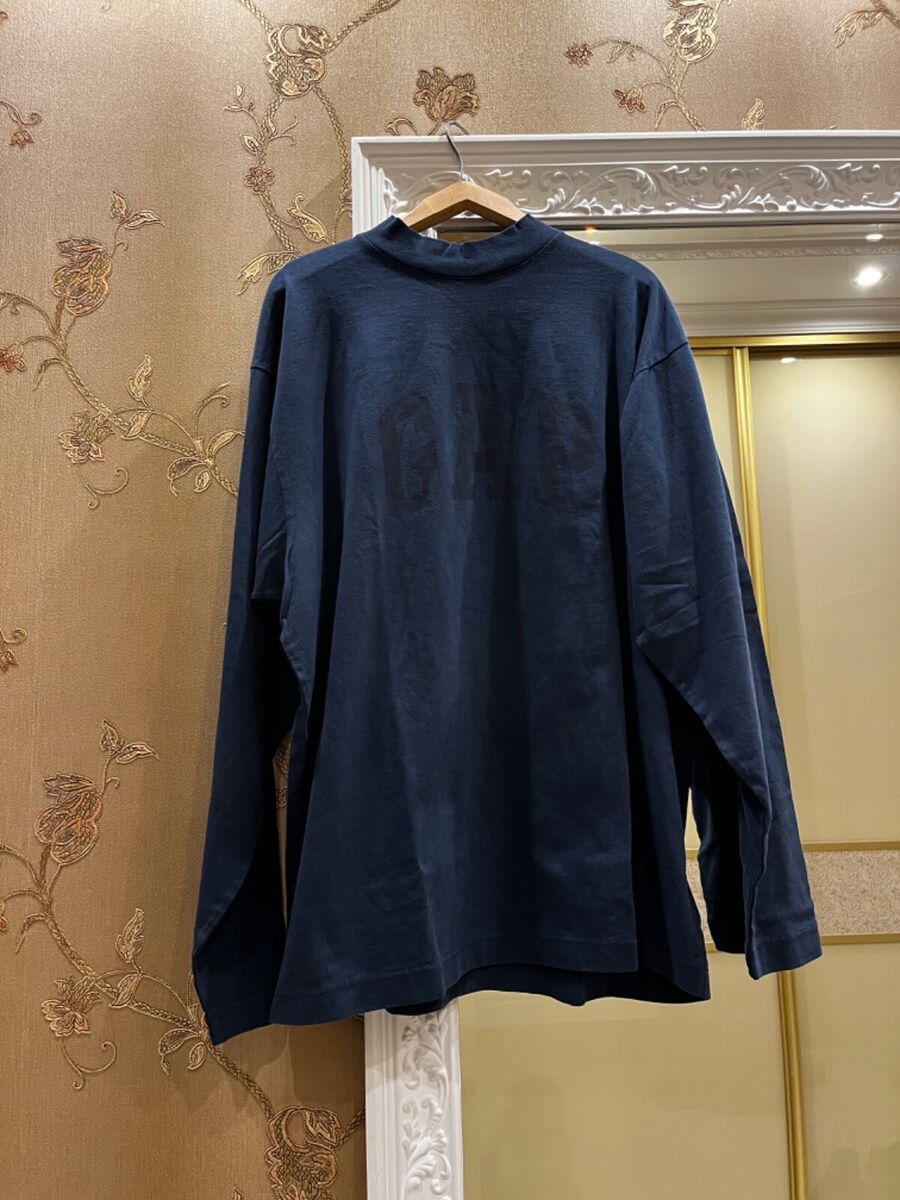 Yeezy Gap Engineered by Balenciaga Dove Long Sleeve Tee Dark Yeezy Gap Engineered by Balenciaga Dove Long Sleeve Tee Dark