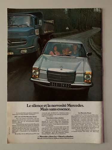 WERBUNG 80er Jahre - Mercedes 240D 3.0