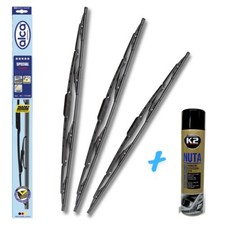 3x Scheibenwischer von ALCA für Chevrolet / Daewoo Lacetti Bj. 2003-2009 +Schaum