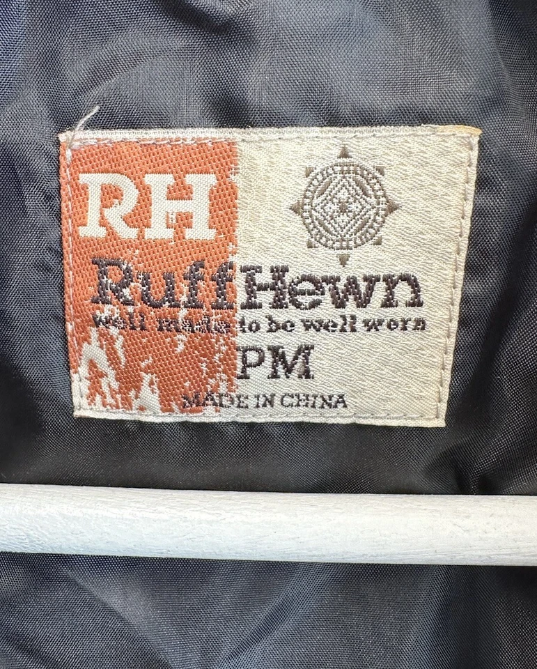 Chaqueta chaleco acolchado a cuadros Ruffhewn Petite mediana roja y negra Buffalo para mujer Foto 3 de 4