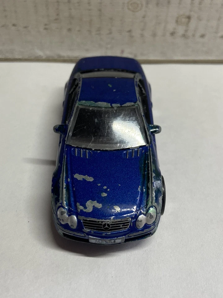 Brinquedo Realtoy Real - Mercedes Benz SL Coupe SL65 -Metálico Dk azul fundido - 1:59 - Imagem 2 de 4