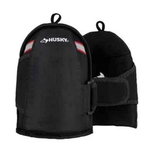 Husky Knee Pads Gel Soft Cap Flooring Non Marring Adjustable Safety Work Gear
