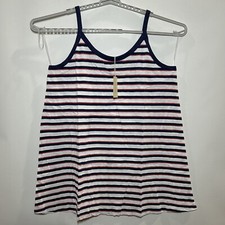 Women's Sleeveless Knit Sundress - Universal Thread Blue Multi Striped 3X