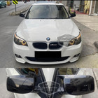 For BMW E60 2003-2010 Batman Bat Wing Mirror Cover Piano Black ABS Plastic Pair