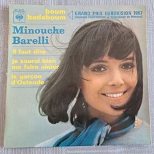 EP Minouche Barelli : Boum Badaboum +3 VG+/EX  1967 Gainsbourg eurovision