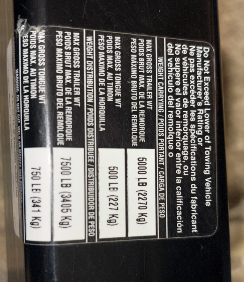 OEM REAR BUMPER TOW TOWING TRAILER HITCH BAR JEEP GRAND CHEROKEE 2011-2021 Foto 2 de 4