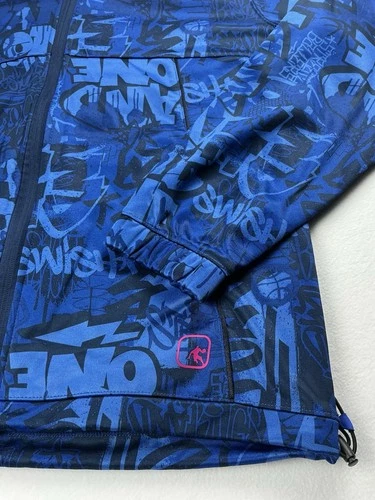 AND1 Men's Jumpshot Graffiti Full-Zip Hooded Jacket image 3