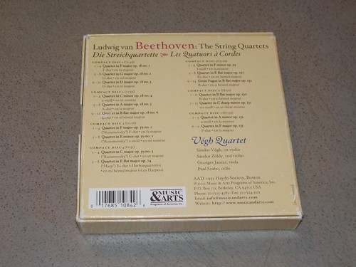BEETHOVEN Complete String Quartets Vegh Haydn Rare 7x Disc CD Box Set - Picture 2 of 3
