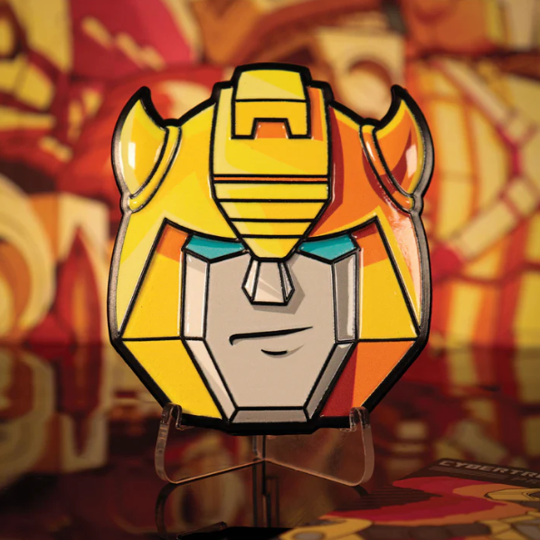 Transformers Unisex Yellow Limited Edition Bumblebee Metal Medallion & Art Card In - Image 2