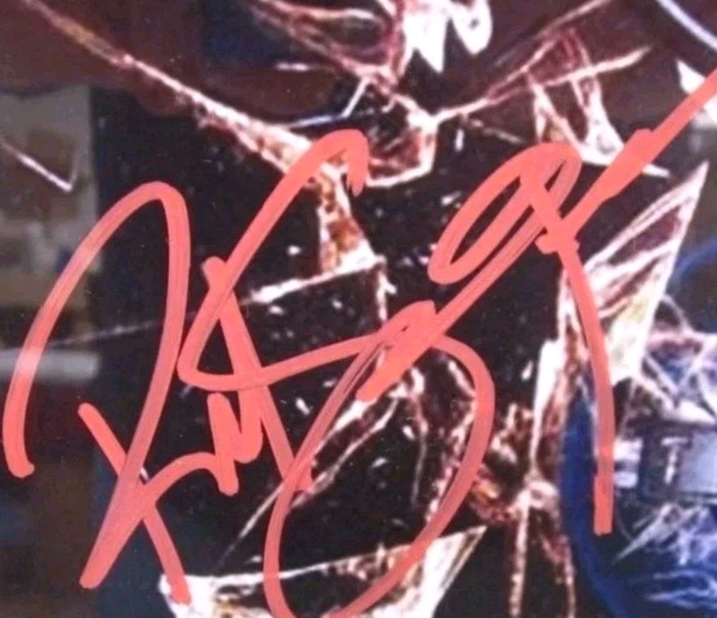 HTF Def Leppard Autographed Signed Tour Poster Photo Phil Collen Rick Savage COA