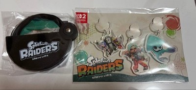 Splatoon Raiders Acryl Schlüsselanhänger 3er Set Uchiwa Fan