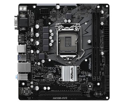 For ASROCK H410M-HVS Motherboard LGA1200 DDR4 M-ATX Mainboard #ks