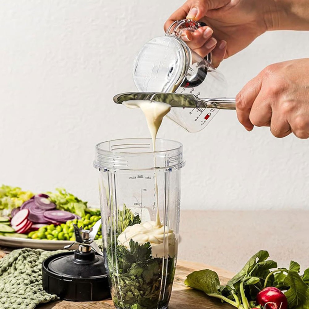 4-in-1 Adjustable Measuring Cup Measurement Versatility, 1/4 1/3 1/2 and 1