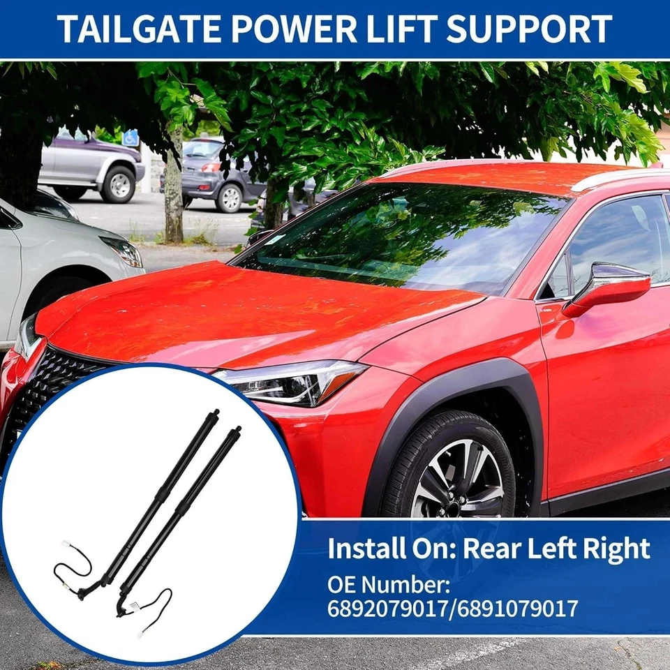 Puntales de puerta levadiza eléctrica trasera derecha o izquierda para Lexus NX200t NX300 NX300h 2016-2021 Foto 2 de 4