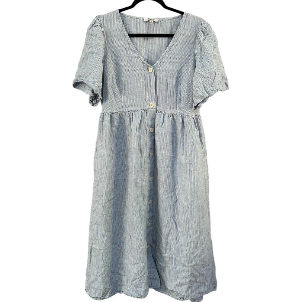 Linen Casual Plus Size Dresses for Women for sale | eBay
