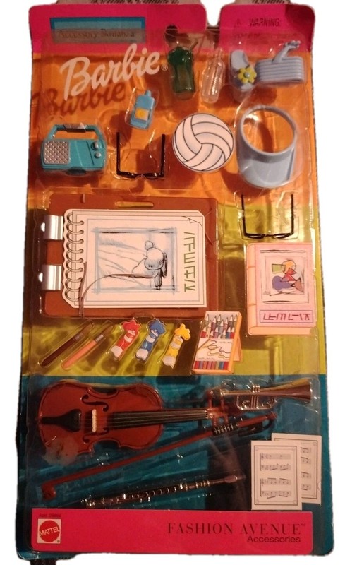 Vintage 2001 BARBIE FASHION AVENUE ACCESSORY BONANZA -Mattel Asst. #28868 New 