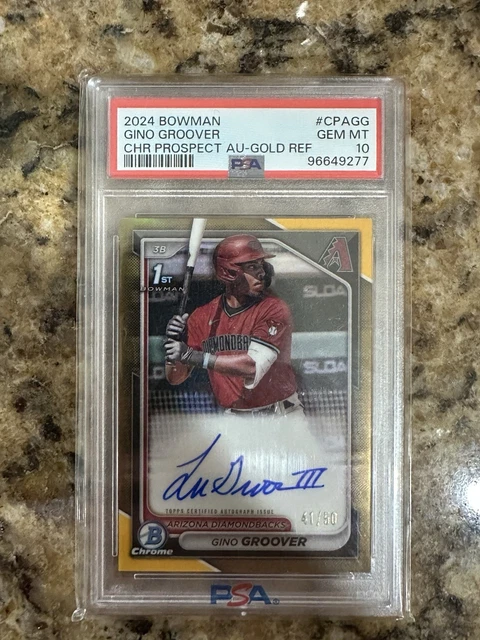 LuJames Gino Groover Bowman Chrome Auto True Gold 41/50