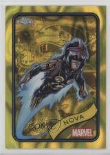 2025 Topps Chrome Marvel Comics Yellow Lava Refractor Nova #23 1b9b