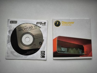 Graphisoft Archicad 10 International English Version CD + Discover Archicad CD
