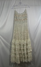 NWT MAC DUGGAL [ 6 ] 10883 Embellished Scoop Neck Tiered Gown Champagne S1837