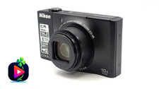 【Near Mint】Nikon COOLPIX S8000 14.2MP Digital Camera Black Battery+Charger+Box