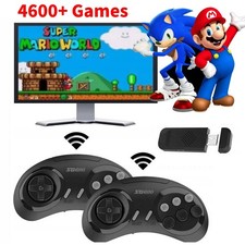 4K Video Game Console Retro TV Stick HDMI 2 Wireless Controller 4600+ Games NEW