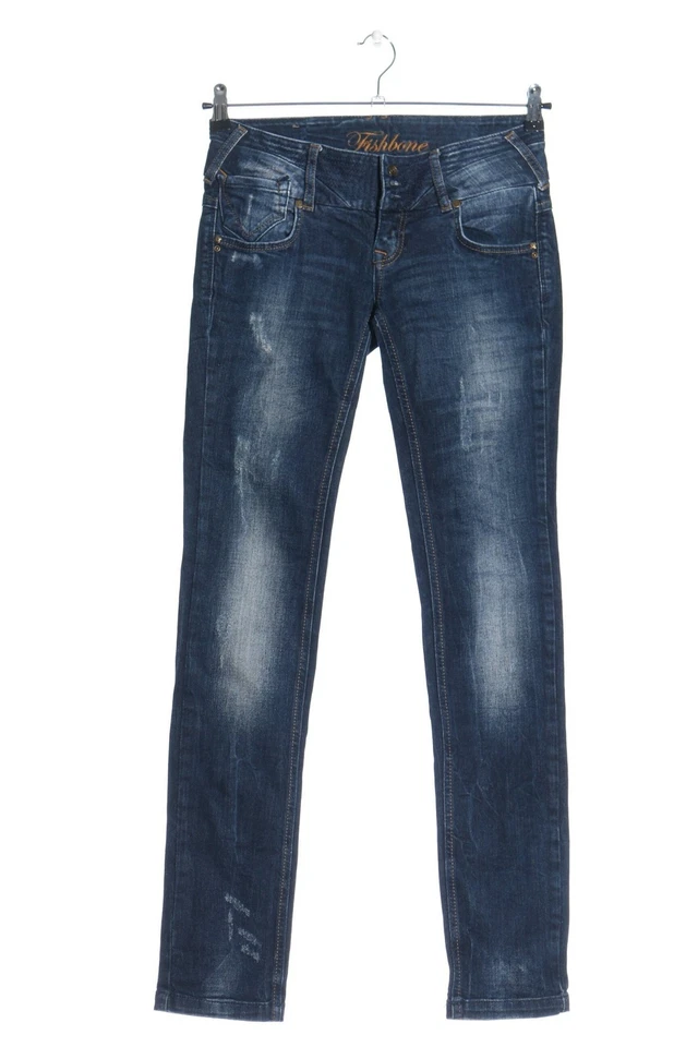 FISHBONE Vaquero slim Mujeres Vaquero Talla EU 36 azul look Street-Style - Imagen 4 de 4