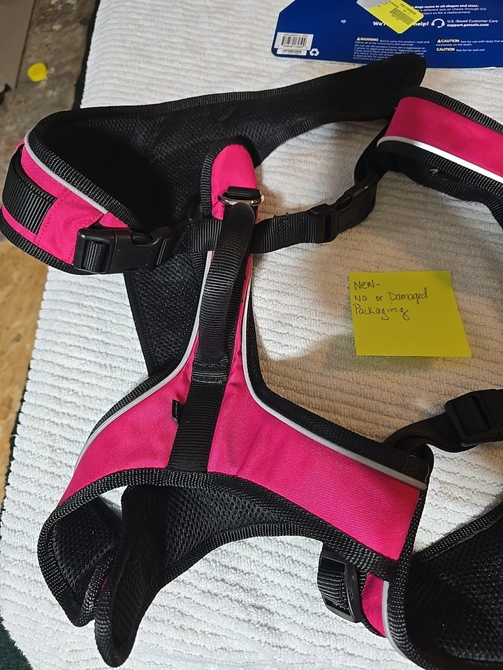 X2 PetSafe WM-ESPH-L-PNK Easy Sport Dog Harness Large Pink Adjustable Padded M - Image 3 of 4