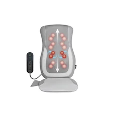 Mynt Gray Back Massager for Chair with Heat for Deep Tissue, Mesh S... Fast Ship