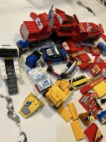 Lego Disney Cars Parts Lot Lightning McQueen Mater Cars 2