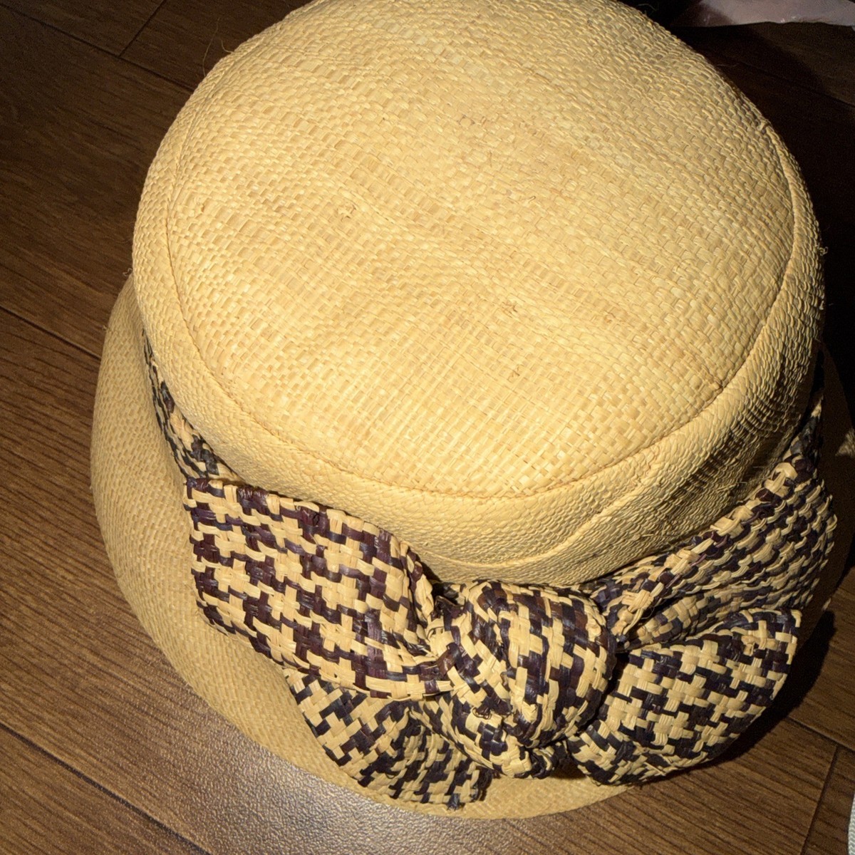 ONIGO Handmade Woven Madagascar Raphia Fedora Sun Hat Variegated