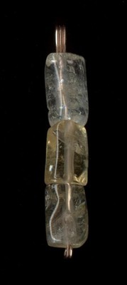 14K 2,23 Gramm massives Rotgold natürlicher helloranger Citrin Edelstein Anhänger #rb